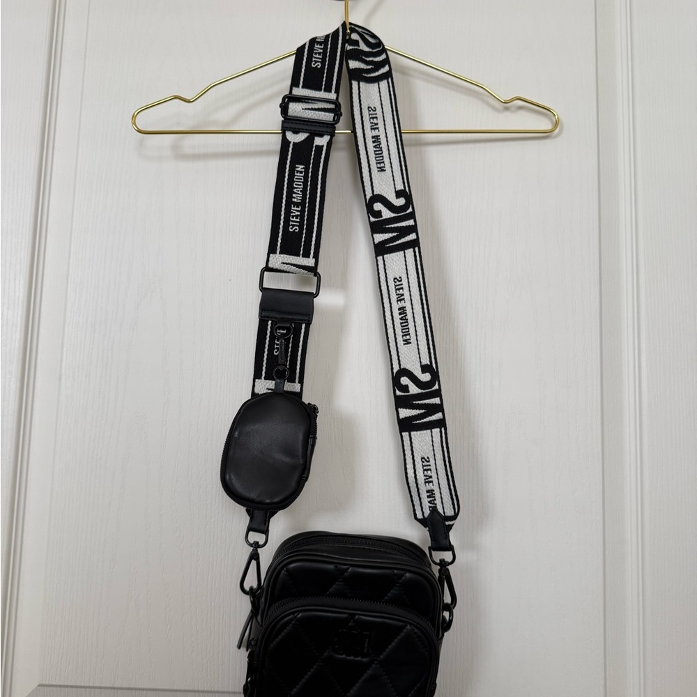 Steve Madden Black Crossbody Bag